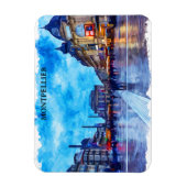 Magnet Flexible Montpellier France Place de la Comédie View (Vertical)