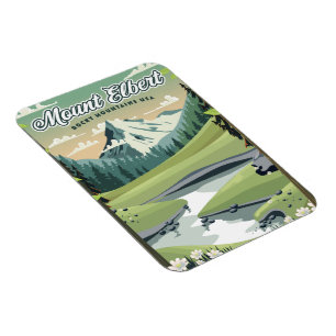 Magnet Flexible Monts Elbert Rocky Mountains