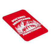 Magnet Flexible Monts Pocono Pennsylvanie (Côté Droit)