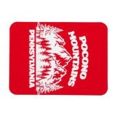 Magnet Flexible Monts Pocono Pennsylvanie (Horizontal)