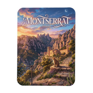 Magnet Flexible Montserrat Espagne