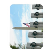 Magnet Flexible Monument à Washington et mémorial 2ÈME GUERRE MOND (Vertical)