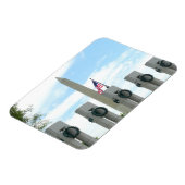 Magnet Flexible Monument à Washington et mémorial 2ÈME GUERRE MOND (Côté Gauche)