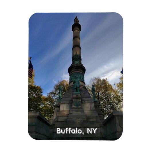 Magnet Flexible Monument de la place Lafayette (Vertical)