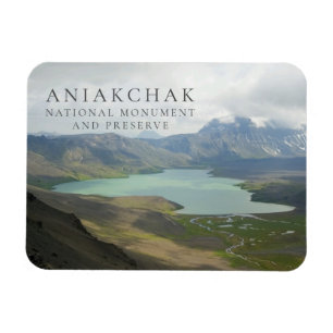 Magnet Flexible Monument du lac Surprise Aniakchak, Preserve, AK