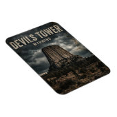 Magnet Flexible Monument national de Devils Tower Wyoming (Côté Droit)