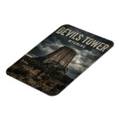 Magnet Flexible Monument national de Devils Tower Wyoming (Côté Gauche)
