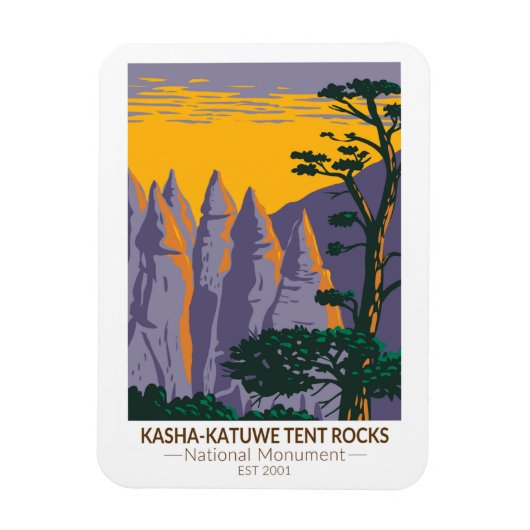 Magnet Flexible Monument national de Kasha - Katuwe Tent Rocks (Vertical)