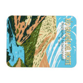 Magnet Flexible Monument national de Río Grande del Norte Nouveau  (Horizontal)