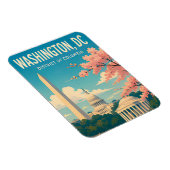 Magnet Flexible Monuments du Capitole de Washington DC Skyline (Côté Droit)