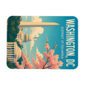 Magnet Flexible Monuments du Capitole de Washington DC Skyline (Horizontal)