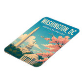 Magnet Flexible Monuments du Capitole de Washington DC Skyline (Côté Gauche)