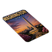 Magnet Flexible Monuments du Capitole de Washington DC Skyline (Côté Droit)