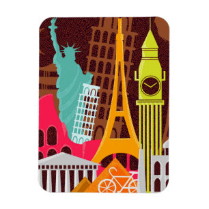 Magnet Flexible Monuments internationaux