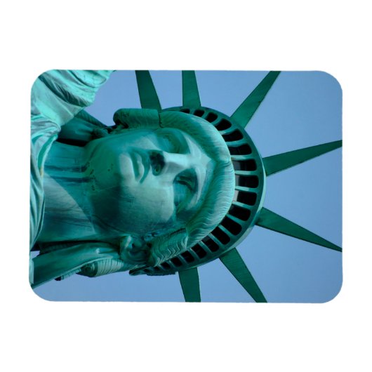 Magnet Flexible Monuments | Statue de Liberty Face (Horizontal)