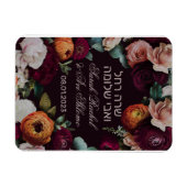 Magnet Flexible Moody Dark Jewish Chuppah Enregistrer la date (Horizontal)