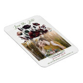 Magnet Flexible Moody Rustic Garden Florals Bohemian Enregistrer l (Côté Droit)