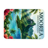 Magnet Flexible Moorea Polynésie française (Horizontal)