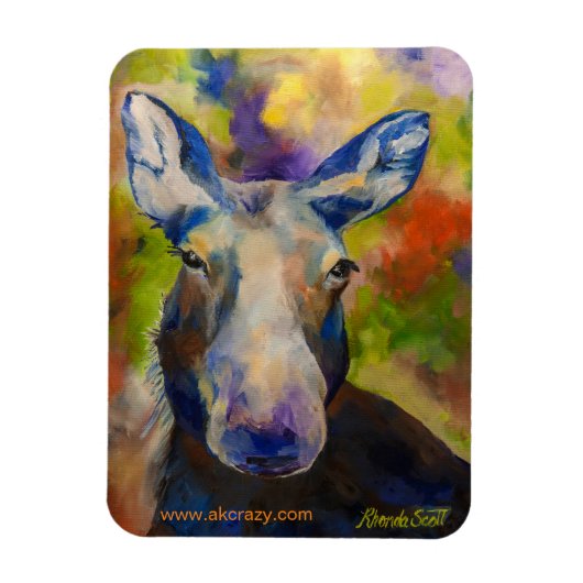 Magnet Flexible Moosey Moose (Vertical)