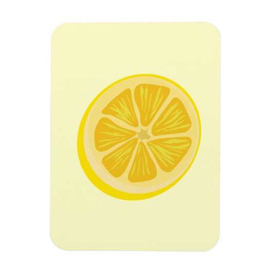 Magnet Flexible Morceau de citron (Vertical)