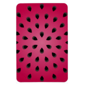 Magnet Flexible Morceau de pastèque rouge avec graines (Vertical)