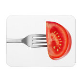 Magnet Flexible Morceau de tomate sur une fourchette (Horizontal)