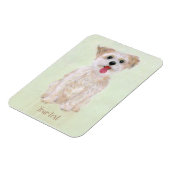 Magnet flexible Morkie Dog (Côté Gauche)