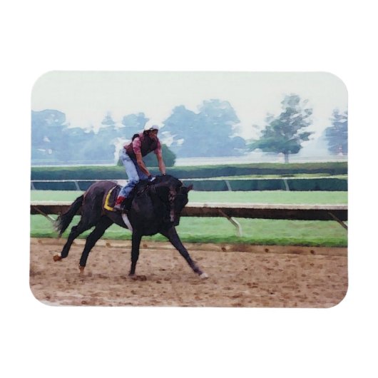 Magnet Flexible Morning Work Out - cheval de course aimant (Horizontal)