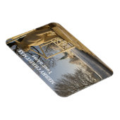 Magnet Flexible Moscou. Hiver. sculpture de lions (Côté Droit)