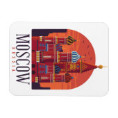 Magnet Flexible Moscou Russie Kremlin Skyline (Horizontal)