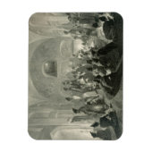 Magnet Flexible Mosquée persane à Erevan, Arménie, une nuit pendan (Vertical)