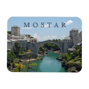 Magnet Flexible Mostar Old Bridge vue aimant frigo
