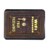 Magnet Flexible Mot de passe WiFi (Horizontal)