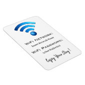 Magnet Flexible mot de passe wifi (Côté Droit)