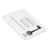 Magnet Flexible Mot de passe Wifi invité et réfrigérateur réseau (Côté Droit)