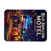 Magnet Flexible Motel Blue Swallow USA (Horizontal)