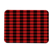 Magnet Flexible Motif à plaid de Red Buffalo (Horizontal)