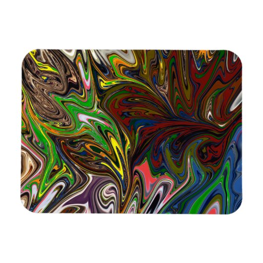 Magnet Flexible motif abstrait cool (Horizontal)