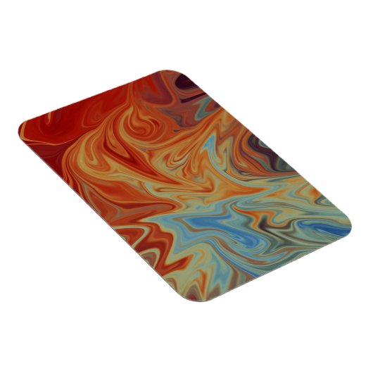 Magnet Flexible Motif abstrait fluide (Côté Droit)