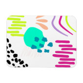 Magnet Flexible Motif Abstrait moderne et coloré. (Horizontal)