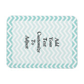 Magnet Flexible Motif Aqua chevron (Horizontal)