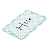Magnet Flexible Motif Aqua chevron (Côté Gauche)