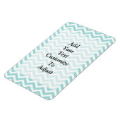 Magnet Flexible Motif Aqua chevron (Côté Gauche)