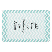 Magnet Flexible Motif Aqua chevron (Horizontal)