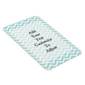 Magnet Flexible Motif Aqua chevron (Côté Droit)