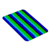 Magnet Flexible Motif arc-en-ciel bleu vert abstrait 3D (Côté Droit)