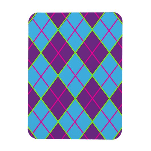 Magnet Flexible Motif Argyle Classique (Vertical)