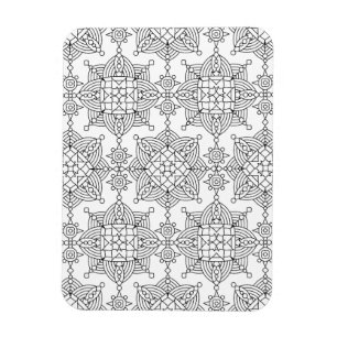 Magnet Flexible Motif artistique tribal inspiré