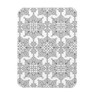 Magnet Flexible Motif artistique tribal inspiré