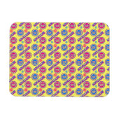 Magnet Flexible Motif Bitcoin coloré (Horizontal)